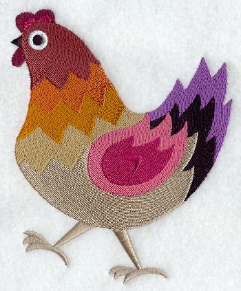 Colorful Cluck Hen