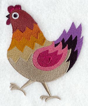 Colorful Cluck Hen