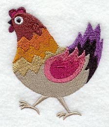 Colorful Cluck Hen