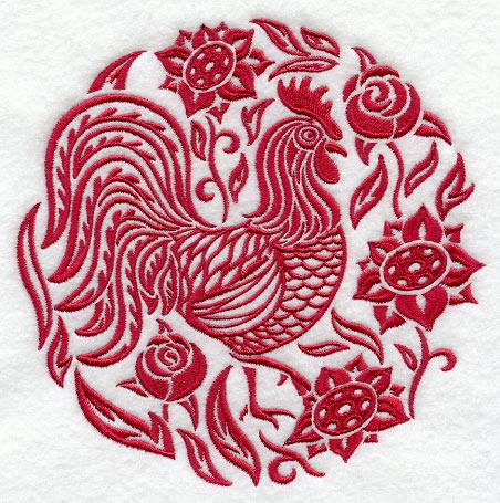 Simply Rooster Circle