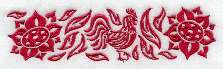 Simply Rooster Border