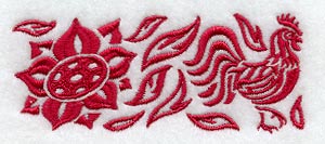 Simply Rooster Border