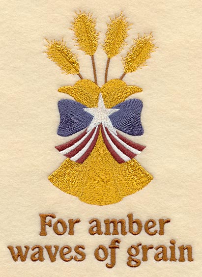 For Amber Waves of Grain