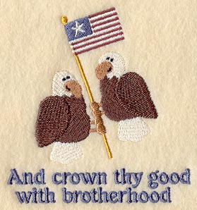 And Crown thy Good with Brotherhood
