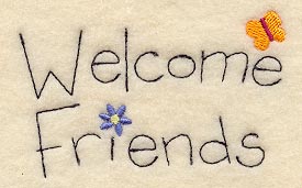 Welcome Friends - Text