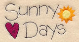 Sunny Days - Text