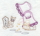 Sunbonnet Sue Planting Corn (Vintage)