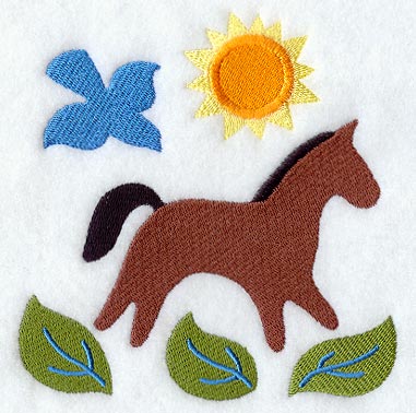 Horsin' Around Folk Art