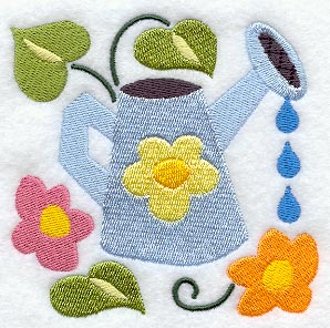 Feeding the Garden Folk Art