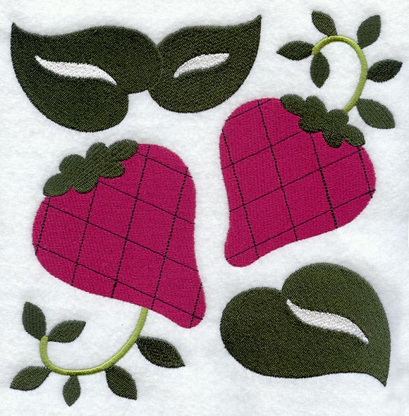 Fruity Berry Folk Art