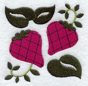 Fruity Berry Folk Art