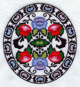 Polish Papercut Oval (Wycinanki)