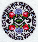 Polish Papercut Oval (Wycinanki)