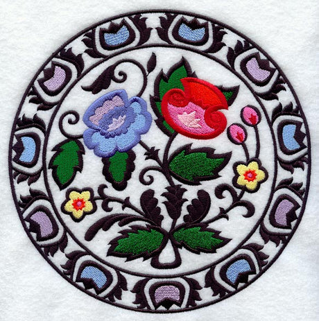 Polish Papercut Circle (Wycinanki)