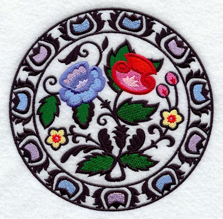 Polish Papercut Circle (Wycinanki)