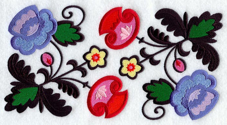 Polish Papercut Border (Wycinanki)