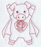 Stewart the Superhero (Redwork)