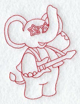 Ruby the Rockstar (Redwork)