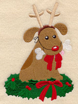 Dugan Dog Plays Reindeer