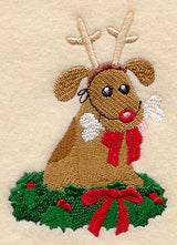 Dugan Dog Plays Reindeer