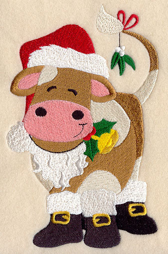 Corbin Cow Plays Santa