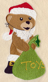 Barnaby Bear Plays Santa