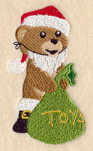 Barnaby Bear Plays Santa