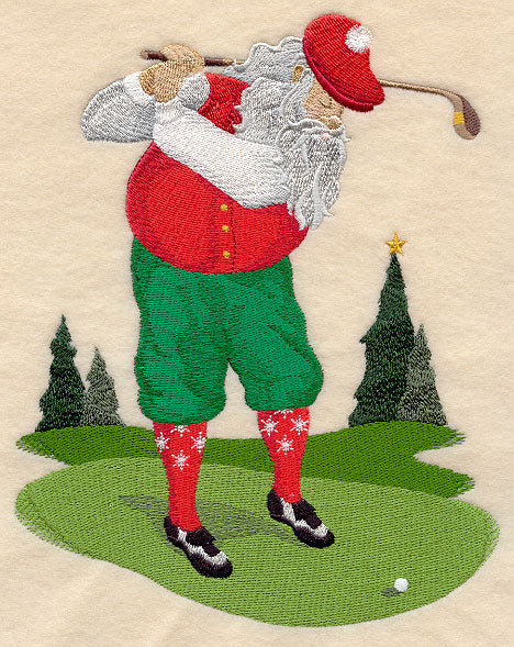 Mr. Claus on the Green