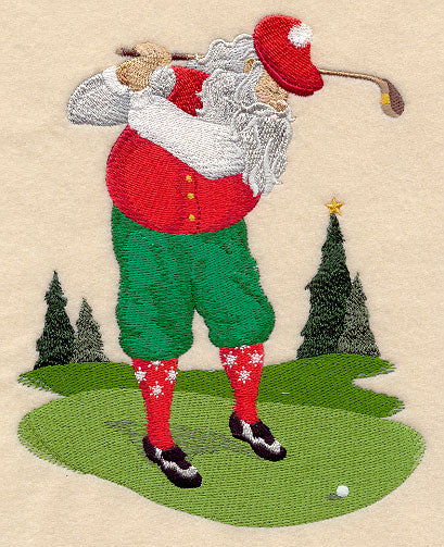 Mr. Claus on the Green