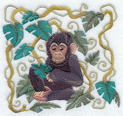 Art Nouveau Chimpanzee