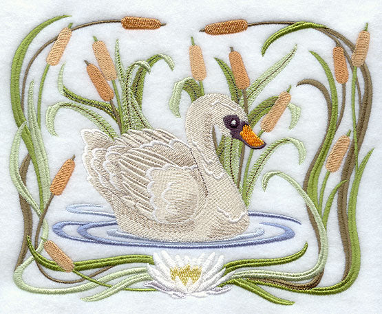 Art Nouveau Swan