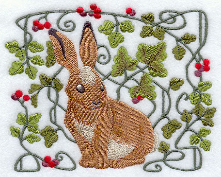 Art Nouveau Rabbit