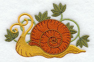 Art Nouveau Snail