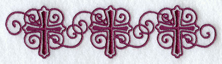 Art Nouveau Crosses Border