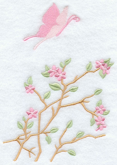 Blossoms and Butterfly