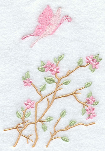 Blossoms and Butterfly