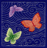 Butterfly Sashiko Square