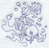Koi Fish (Bluework)