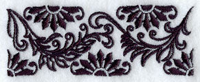 Floral in Damask Border