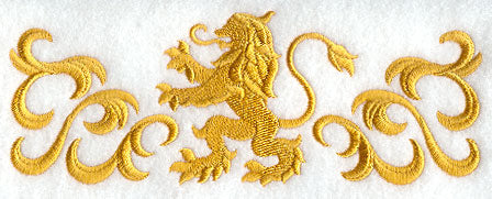 Heraldic Lion Border
