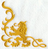 Heraldic Lion Corner