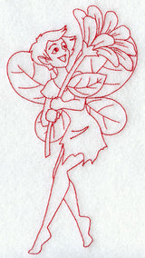 Indira Pixie (Redwork)