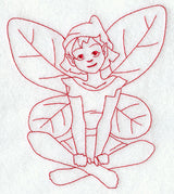 Wren Pixie (Redwork)