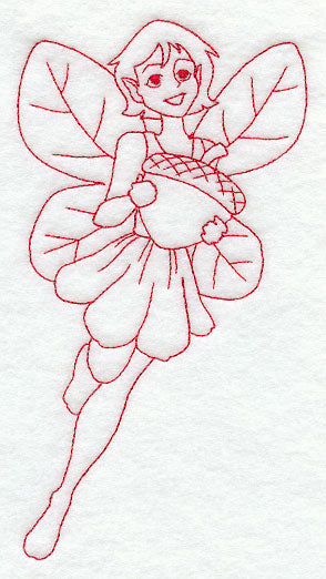 Jessamine Pixie (Redwork)