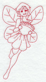 Jessamine Pixie (Redwork)