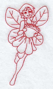 Jessamine Pixie (Redwork)