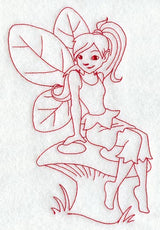 Liliana Pixie (Redwork)