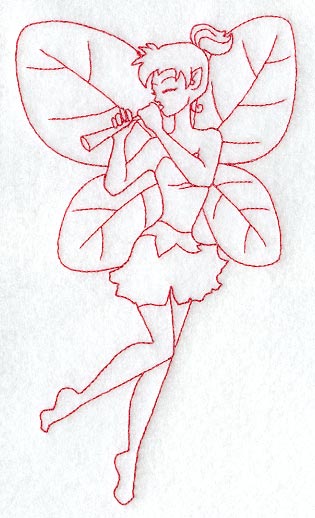 Madelia Pixie (Redwork)