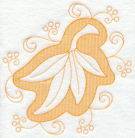 Willow Leaf (Trapunto)