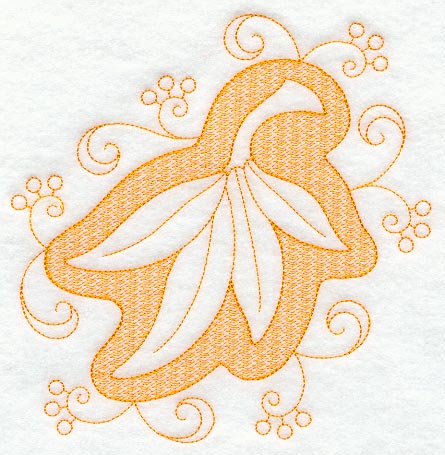 Willow Leaf (Trapunto)